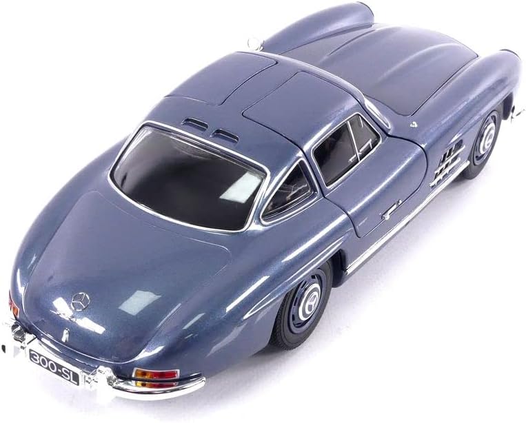 Mercedes-Benz 300SL Big Size 1:24 DIECAST METAL PULLBACK TOY CAR WITH OPENABLE DOORS & LIGHT, MUSIC BOYS CAR FOR KIDS BEST TOYS GIFTS TOYS FOR KIDS [SIZE:-22CM*9CM*7CM]【 MULTICOLOR 】