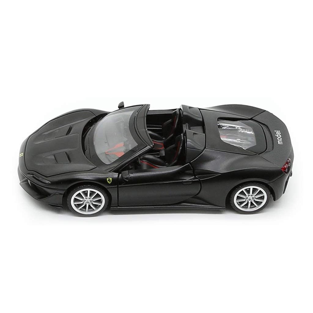 FERRARI J50 1:32 DIECAST METAL PULLBACK TOY CAR WITH OPENABLE DOORS & LIGHT, MUSIC BOYS CAR FOR KIDS BEST TOYS GIFTS TOYS FOR KIDS [SIZE:-16CM*6.5CM*4CM]【 MULTICOLOR 】