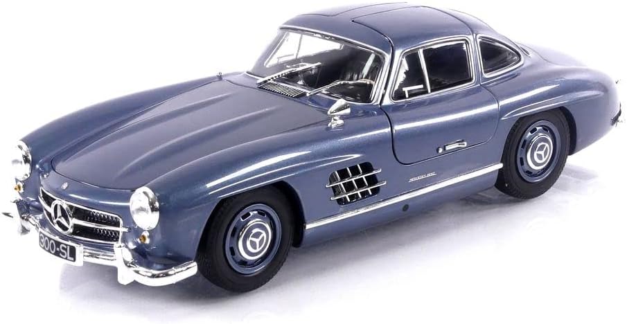 Mercedes-Benz 300SL Big Size 1:24 DIECAST METAL PULLBACK TOY CAR WITH OPENABLE DOORS & LIGHT, MUSIC BOYS CAR FOR KIDS BEST TOYS GIFTS TOYS FOR KIDS [SIZE:-22CM*9CM*7CM]【 MULTICOLOR 】