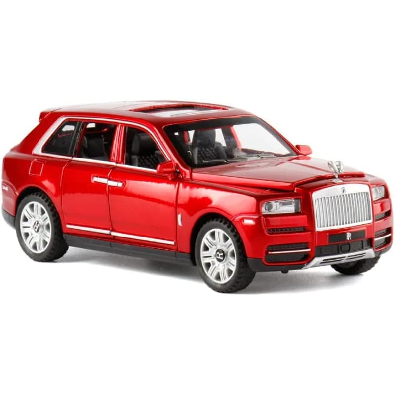 ROLLS ROYCE CULLINAN 1:32 DIECAST METAL PULLBACK TOY CAR WITH OPENABLE DOORS & LIGHT, MUSIC BOYS CAR FOR KIDS BEST TOYS GIFTS TOYS FOR KIDS [SIZE:-16CM*6.5CM*5CM]【 MULTICOLOR 】