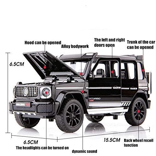 BRABUS 700 SUV 1:32 DIECAST METAL PULLBACK TOY CAR WITH OPENABLE DOORS & LIGHT, MUSIC BOYS CAR FOR KIDS BEST TOYS GIFTS TOYS FOR KIDS [SIZE:-15.5CM*6.5CM*6.5CM]【 MULTICOLOR 】