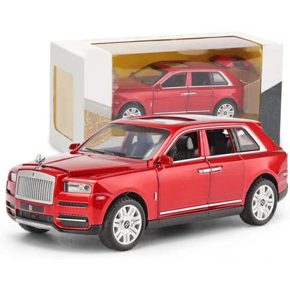 Rolls Royce Cullinan Scale Model Diecast Metalcar Black - All Size