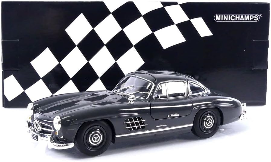 Mercedes-Benz 300SL Big Size 1:24 DIECAST METAL PULLBACK TOY CAR WITH OPENABLE DOORS & LIGHT, MUSIC BOYS CAR FOR KIDS BEST TOYS GIFTS TOYS FOR KIDS [SIZE:-22CM*9CM*7CM]【 MULTICOLOR 】