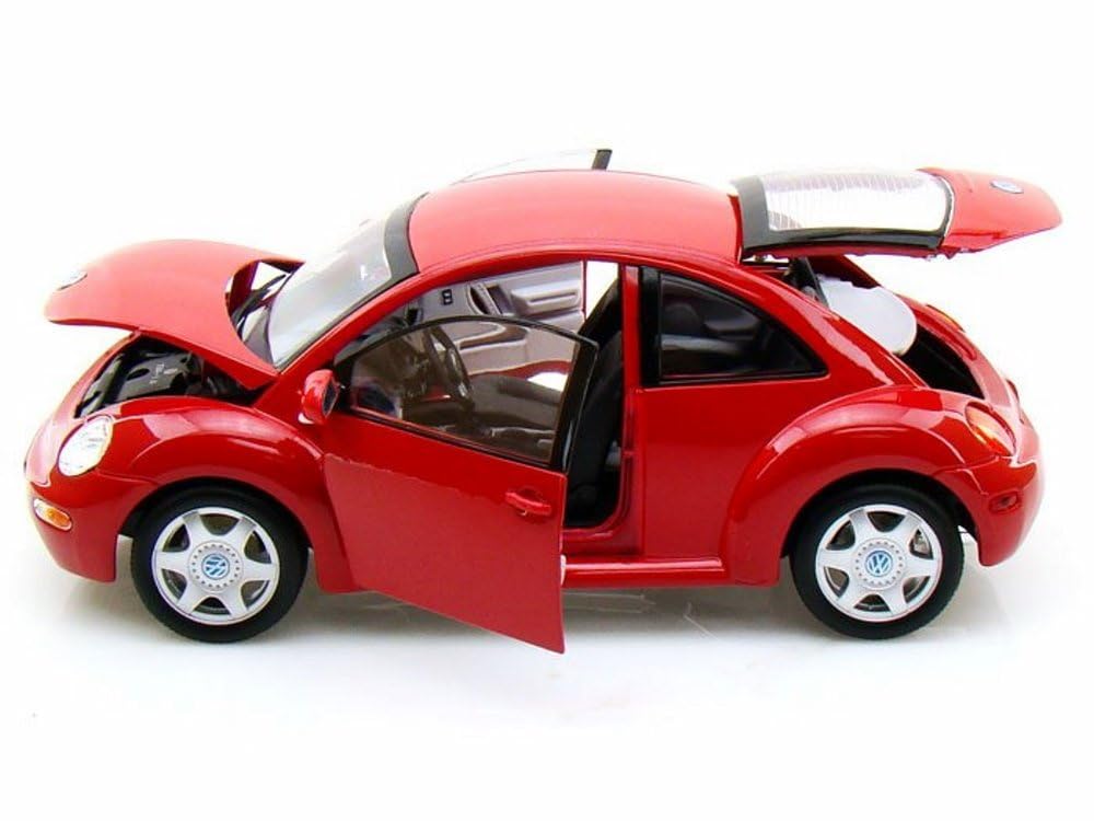 Volkswagen Beetle 1:2 Diecast Scale Model Metal Pull Back Toy car for Kids with Openable Doors & Light, Music Toy Vehicle for Kids【 MULTICOLOR 】