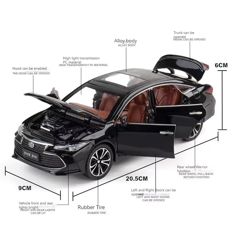 Toyota Avalon Scale Model Diecast Metalcar - All Size