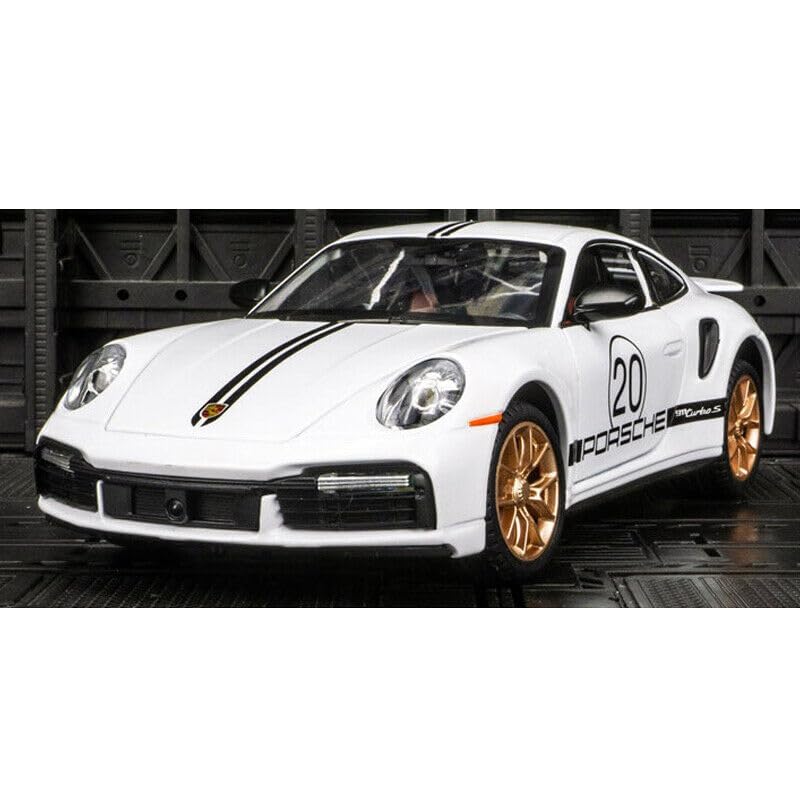 PORSCHE 911 1:32 DIECAST METAL PULLBACK TOY CAR WITH OPENABLE DOORS & LIGHT, MUSIC BOYS CAR FOR KIDS BEST TOYS GIFTS TOYS FOR KIDS [SIZE:-16.3CM*7.5CM*4.6CM]【 MULTICOLOR 】