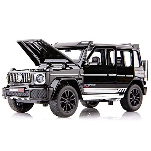 BRABUS 700 1:32 DIECAST METAL PULLBACK TOY CAR WITH OPENABLE DOORS & LIGHT, MUSIC BOYS CAR FOR KIDS BEST TOYS GIFTS TOYS FOR KIDS [SIZE:-15.5CM*6.5CM*6.5CM]【 MULTICOLOR 】