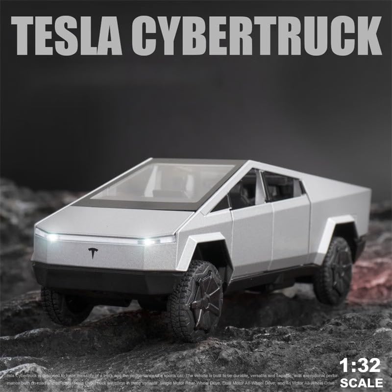 Tesla Cybertruck Scale Model Diecast Metalcar - All Size