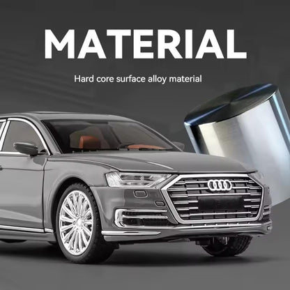 Audi A8 Scale Model Diecast Metalcar - All Size
