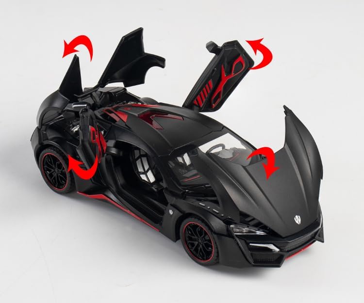 Big Size 1:24 Diecast Metal Car Model Hyper Toy Car [Size : ‎21.5 Cm*9 Cm*5.5Cm]