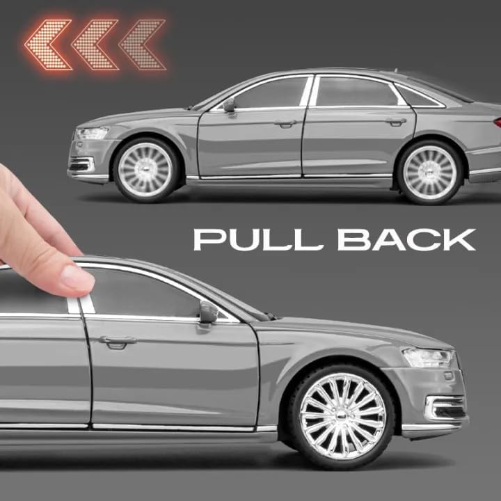 Audi A8 Scale Model Diecast Metalcar - All Size