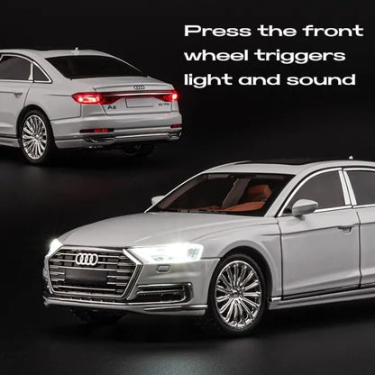 Audi A8 Scale Model Diecast Metalcar - All Size
