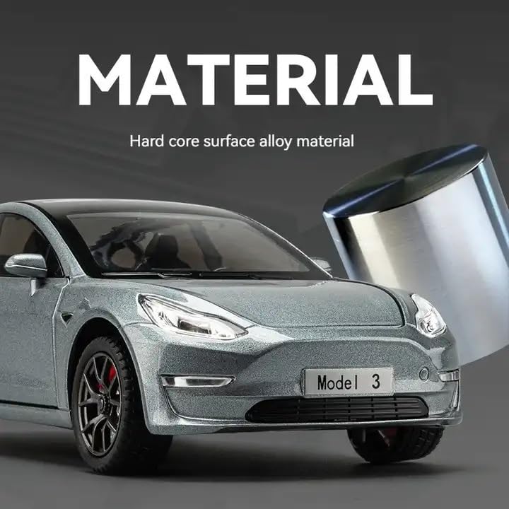Tesla Model 3 Scale Model Diecast Metalcar - All Size