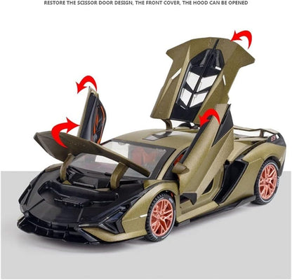 Lamborghini Sian Scale Model Diecast Metalcar - All Size