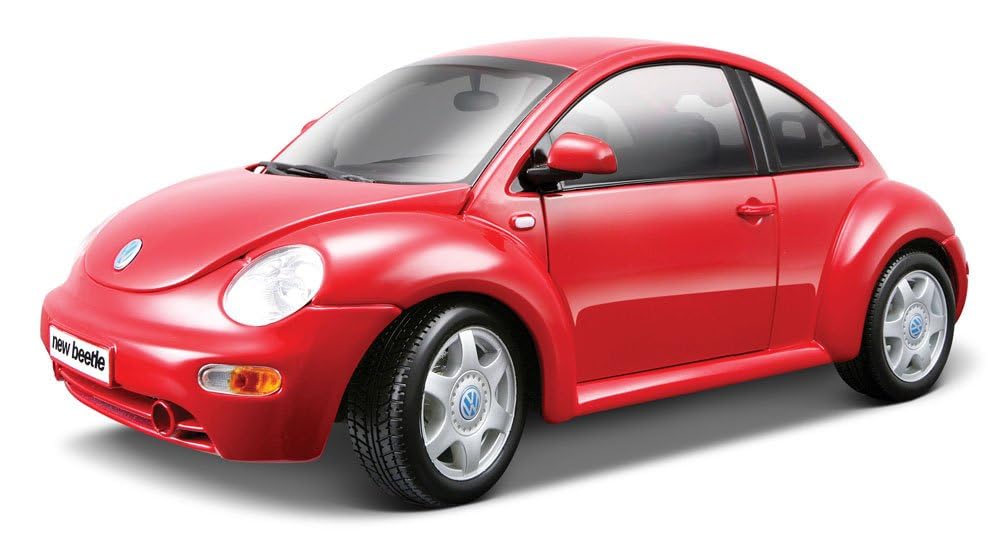 Volkswagen Beetle 1:2 Diecast Scale Model Metal Pull Back Toy car for Kids with Openable Doors & Light, Music Toy Vehicle for Kids【 MULTICOLOR 】