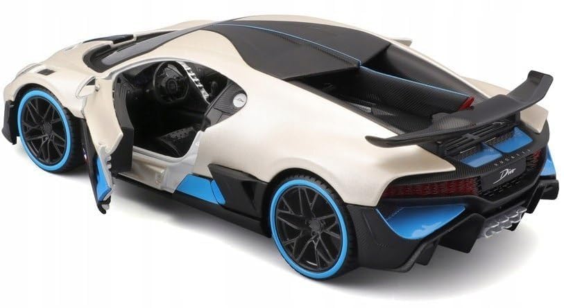 Big Size 1:24 BUGATTI DIVO DIECAST METAL PULLBACK TOY CAR WITH OPENABLE DOORS & LIGHT, MUSIC BOYS CAR FOR KIDS BEST TOYS GIFTS TOYS FOR KIDS [SIZE:-22CM*9CM*7CM]【 MULTICOLOR 】