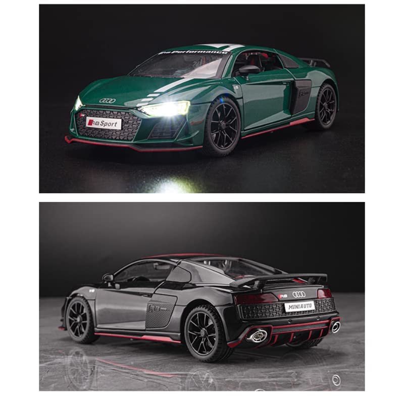 Audi R8 V10 Scale Model Diecast Metalcar - All Size
