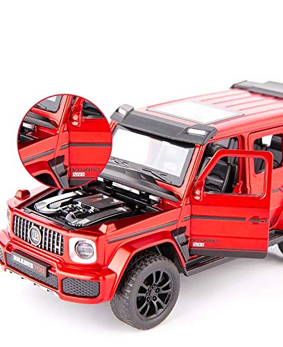 BRABUS 700 1:32 DIECAST METAL PULLBACK TOY CAR WITH OPENABLE DOORS & LIGHT, MUSIC BOYS CAR FOR KIDS BEST TOYS GIFTS TOYS FOR KIDS [SIZE:-15.5CM*6.5CM*6.5CM]【 MULTICOLOR 】