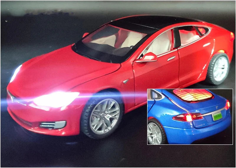 Tesla S Scale Model Diecast Metalcar - All Size