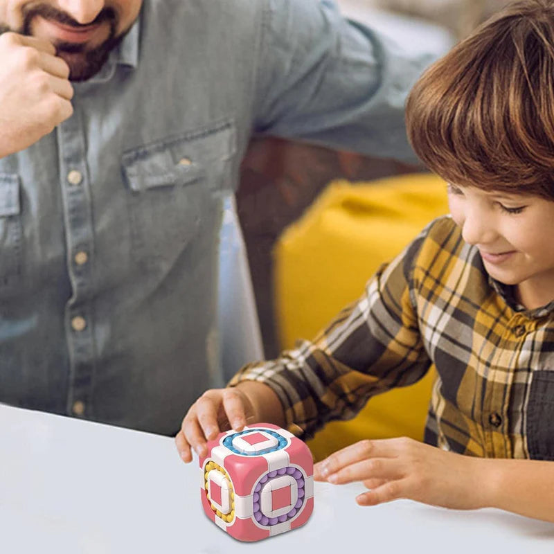 3D MAZE GAME BRAIN TEASER PUZZLE BALL CUBE,FUN CHALLENGING TOY FOR KIDS AND ADULTS,PUZZLE TOYS TIRE CUBE ANXIETY RELIEF,GRAVITY MAZE,SENSORY TOYS FOR ADULTS&KIDS AGES 6+