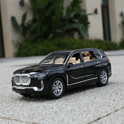 BIG SIZE BMW X7 1:24 DIECAST METAL PULLBACK TOY CAR WITH OPENABLE DOORS & LIGHT, MUSIC BOYS CAR FOR KIDS BEST TOYS GIFTS TOYS FOR KIDS [SIZE:-21CM*9.1CM*5.5CM]【 MULTICOLOR 】