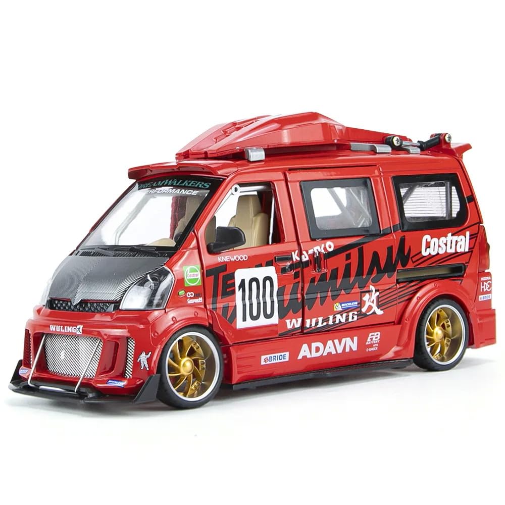 Wuling Track Sports Van Scale Model Diecast Metalcar - All Size