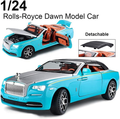 Rolls-royce Convertible Super Sports Scale Model Diecast Metalcar - All Size