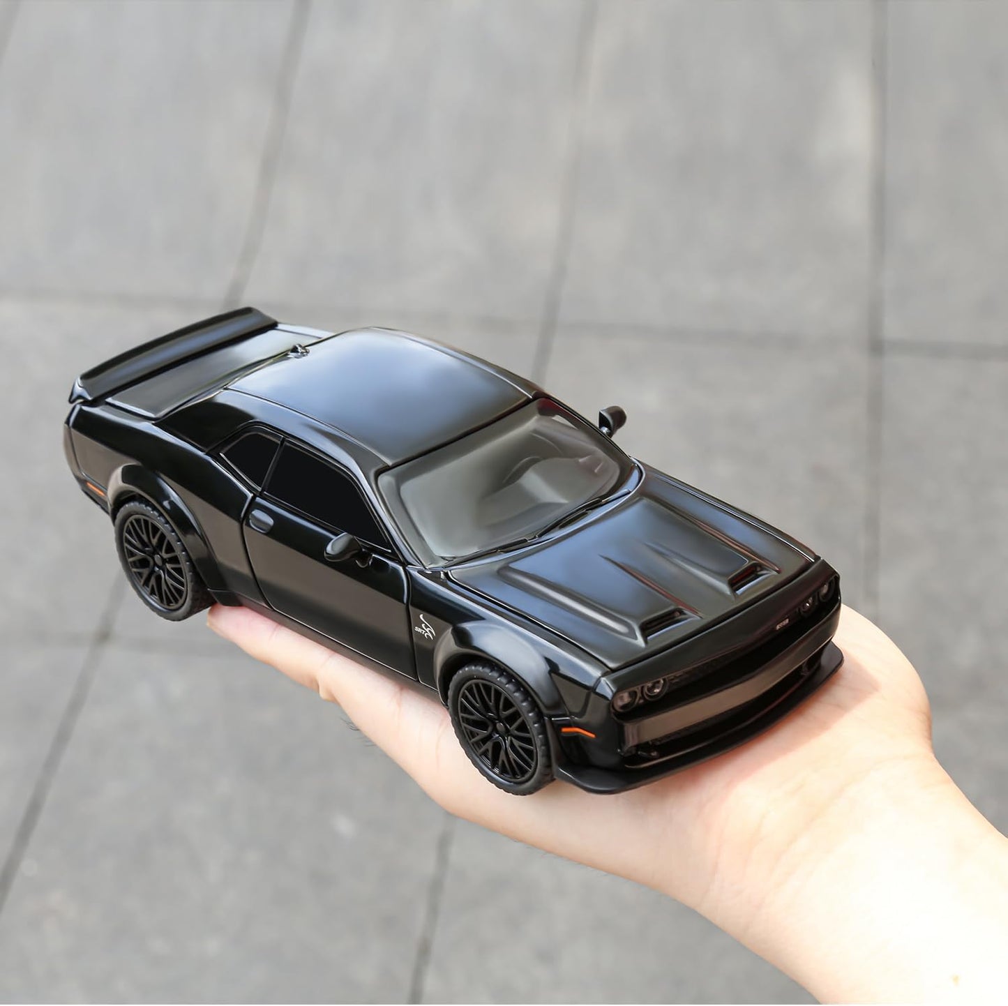 Dodge Challenger Hellcat Scale Model Diecast Metal Car - All Size