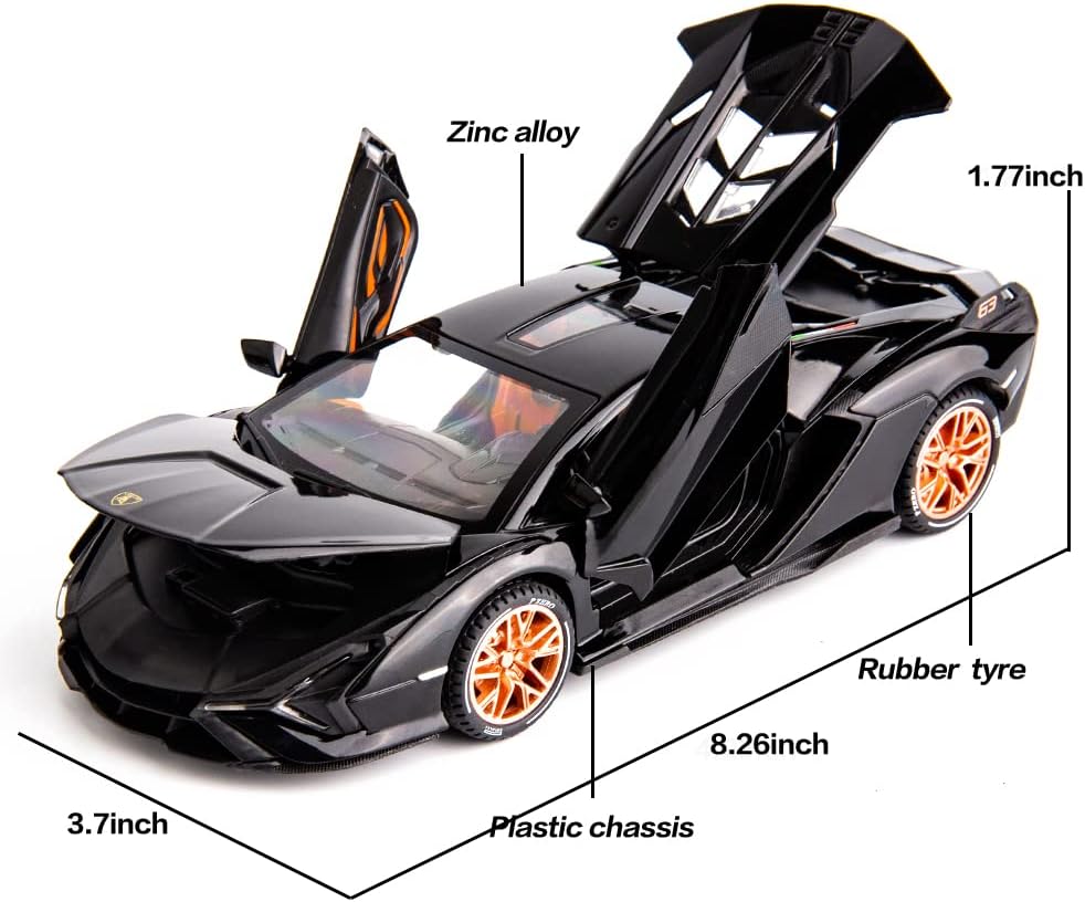 Lamborghini Sian Scale Model Diecast Metalcar - All Size