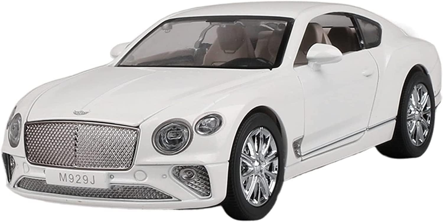 Bentley Continental GT 1:24 Model Car Alloy Diecast Toy Car Collectible Pull Back Toy Vehicles with Sound and Light Door Can Be Opened for Girls Boys Gift [SIZE:-22CM*9CM*7CM]【 MULTICOLOR 】