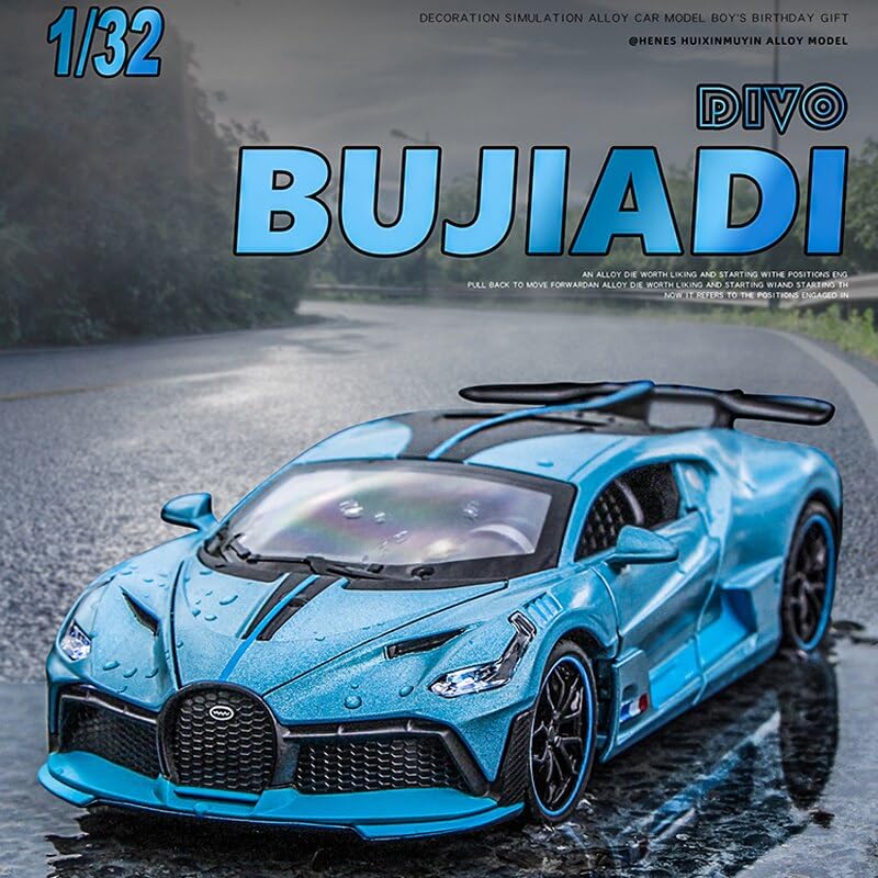 Bugatti Bujiadi Scale Model Diecast Metalcar - All Size