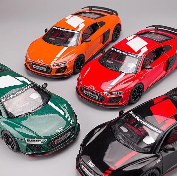 Audi R8 V10 Scale Model Diecast Metalcar - All Size
