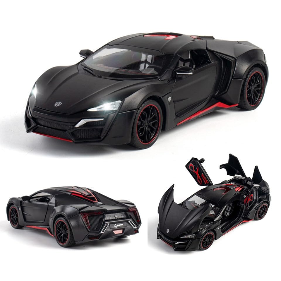 Big Size 1:24 Diecast Metal Car Model Hyper Toy Car [Size : ‎21.5 Cm*9 Cm*5.5Cm]