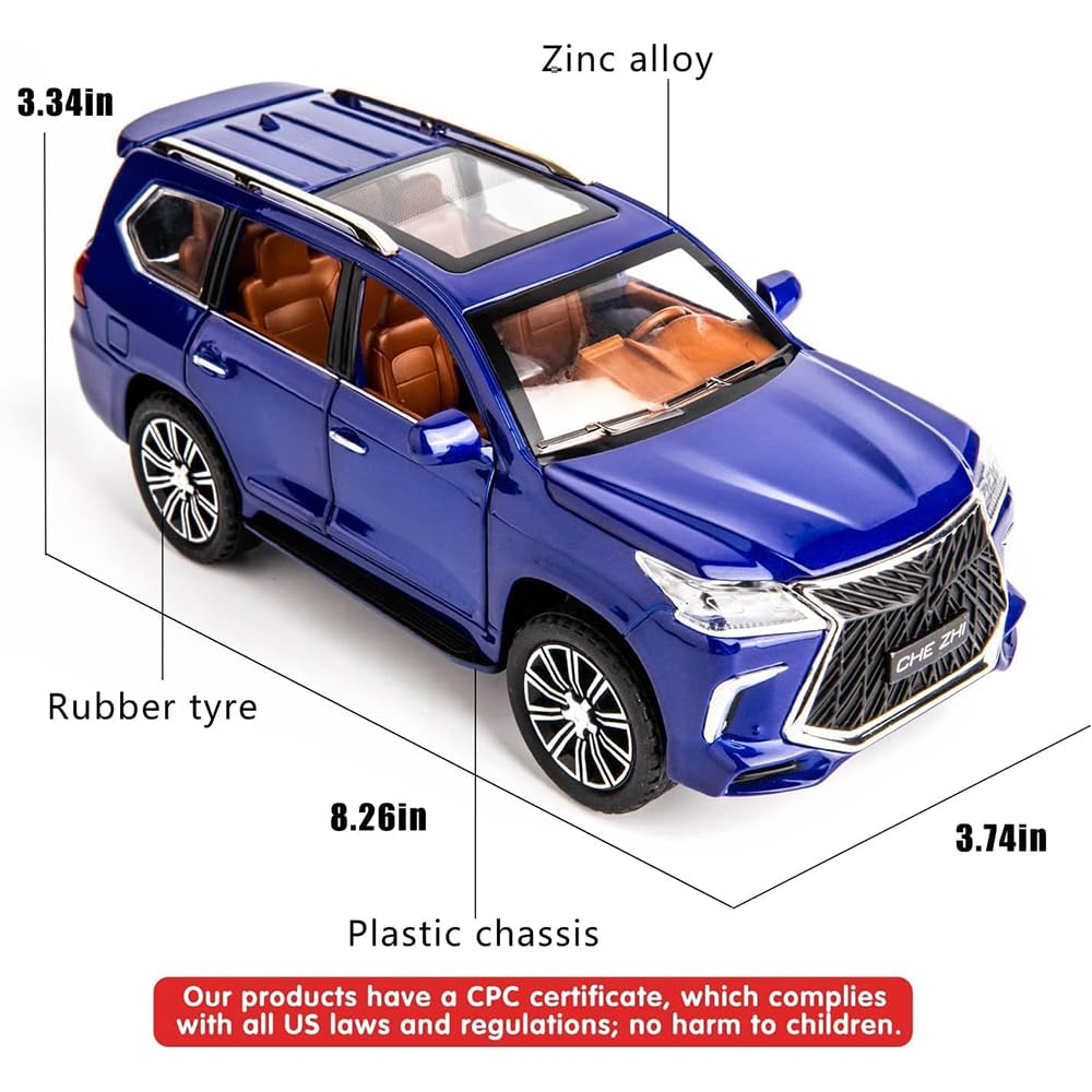 Lexus Lx570 Scale Model Diecast Metalcar - All Size