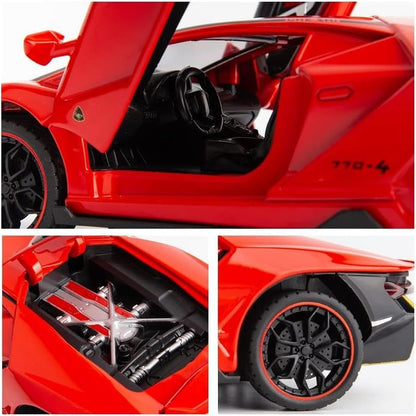 Lamborghini Centenario Lp770 Scale Model Diecast Metalcar - All Size