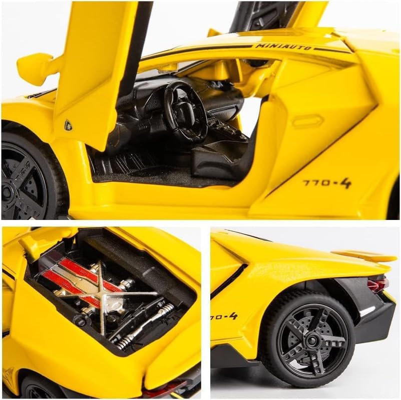Lamborghini Centenario Lp770 Scale Model Diecast Metalcar - All Size