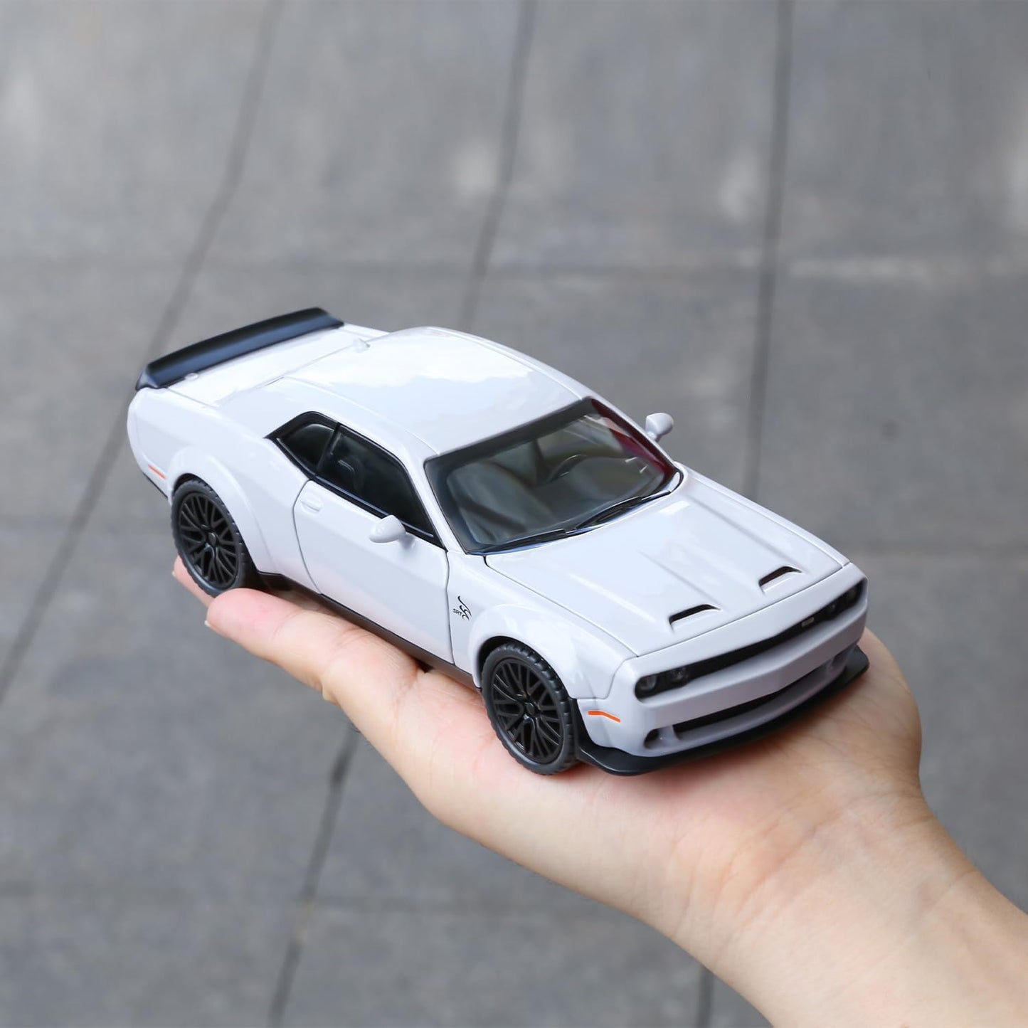 Dodge Challenger Hellcat Scale Model Diecast Metal Car - All Size