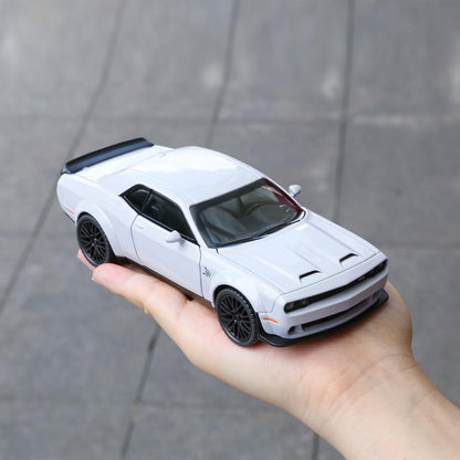 Dodge Challenger Hellcat Scale Model Diecast Metal Car - All Size