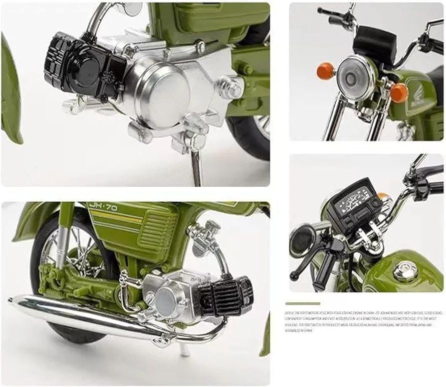1:12 SIMULATED HONDA JIALING MOTORCYCLE JH70 GIFT MOTORCYCLE MODEL ALLOY TOY MODEL FOR DECORATION MODEL OF MOTORCYCLE [SIZE:-17.5CM*11.5CM*3.3CM]【RANDOM COLOUR】