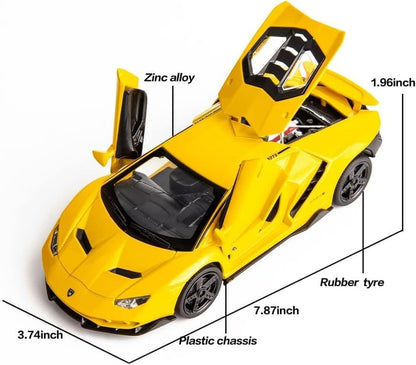 Lamborghini Centenario Lp770 Scale Model Diecast Metalcar - All Size