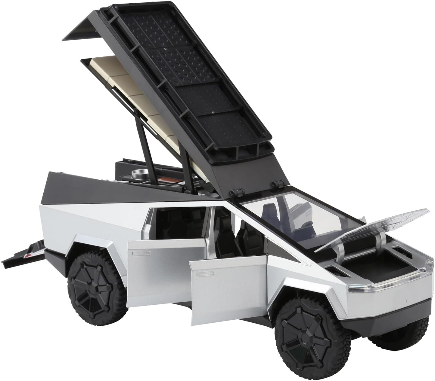 Tesla Cybertruck Camping Vehicle Scale Model Diecast Metalcar - All Size