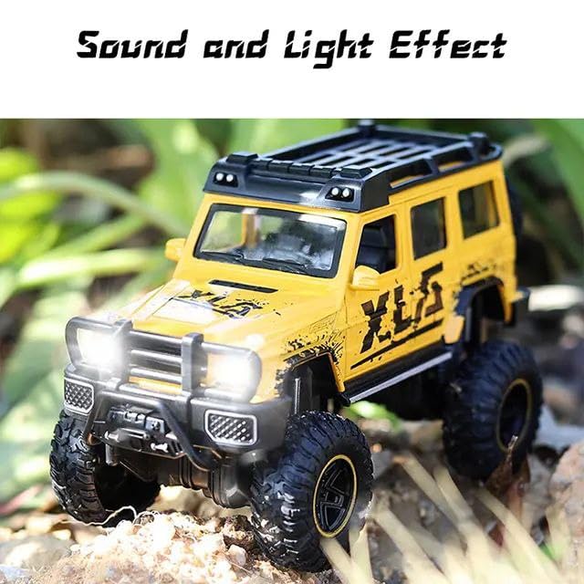 BIG SIZE MERCEDES G CLASS SPORT 1:24 DIECAST METAL PULLBACK TOY CAR WITH OPENABLE DOORS & LIGHT, MUSIC BOYS CAR FOR KIDS BEST TOYS GIFTS TOYS FOR KIDS [SIZE:-22CM*9CM*7CM]【 MULTICOLOR 】