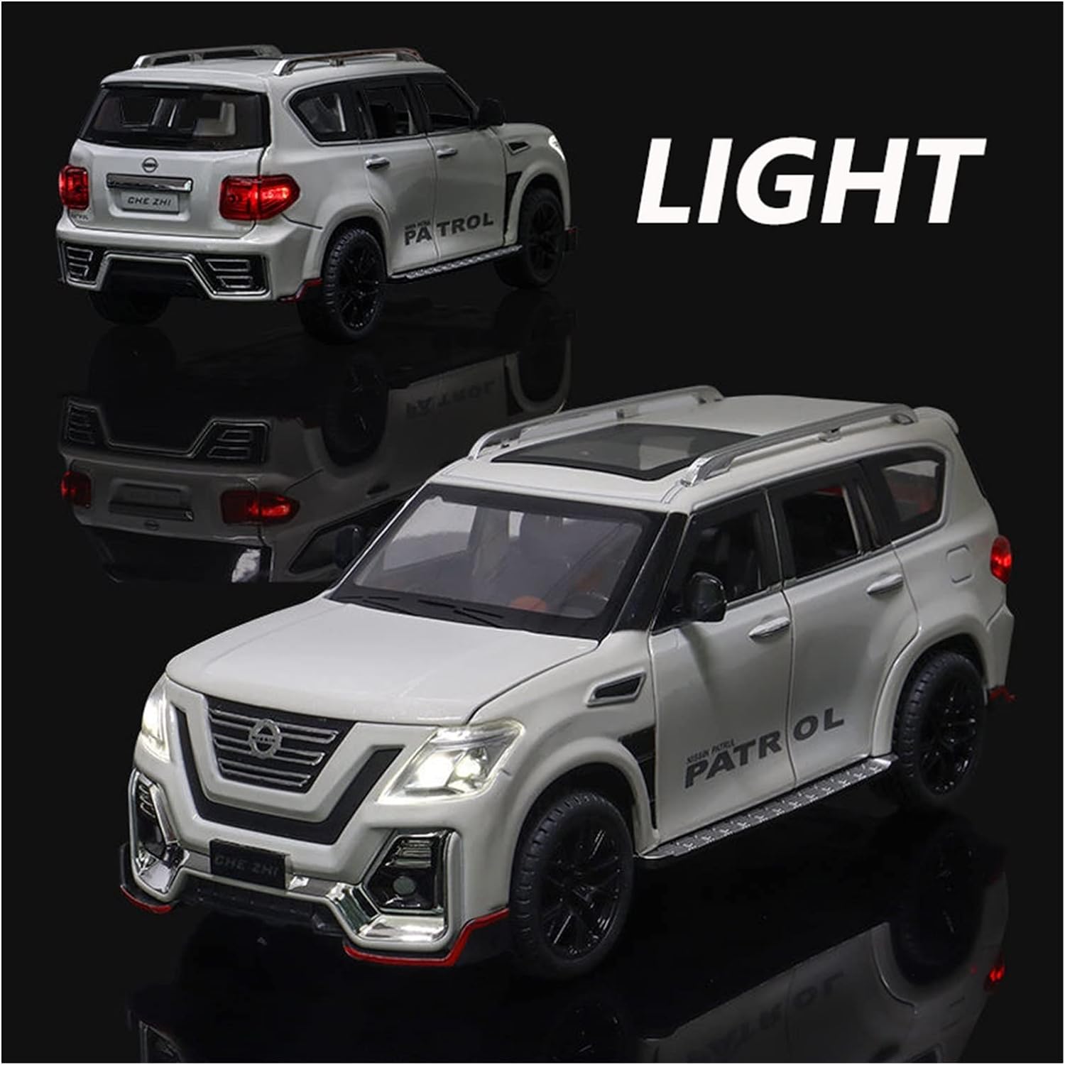 Big Size Car Diecast 1:24 Scale Model Petrol Alloy Metal Car [Size : 21Cm*9Cm*8Cm]