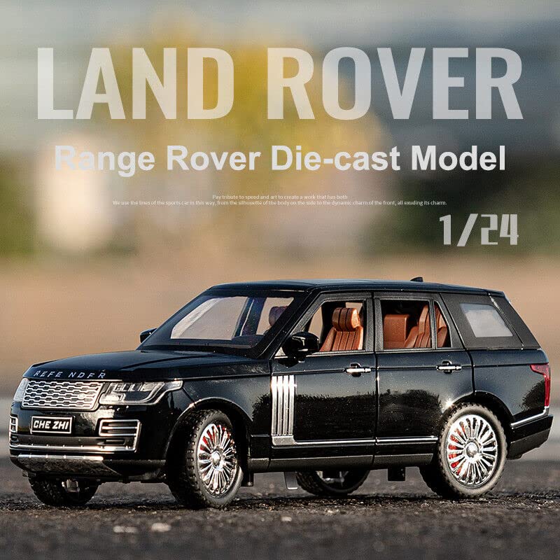 RANGE ROVER BIG SIZE 1:24 DIECAST METAL PULLBACK TOY CAR WITH OPENABLE DOORS & LIGHT, MUSIC BOYS CAR FOR KIDS BEST TOYS GIFTS TOYS FOR KIDS [SIZE:-22CM*9CM*7CM]【 MULTICOLOR 】