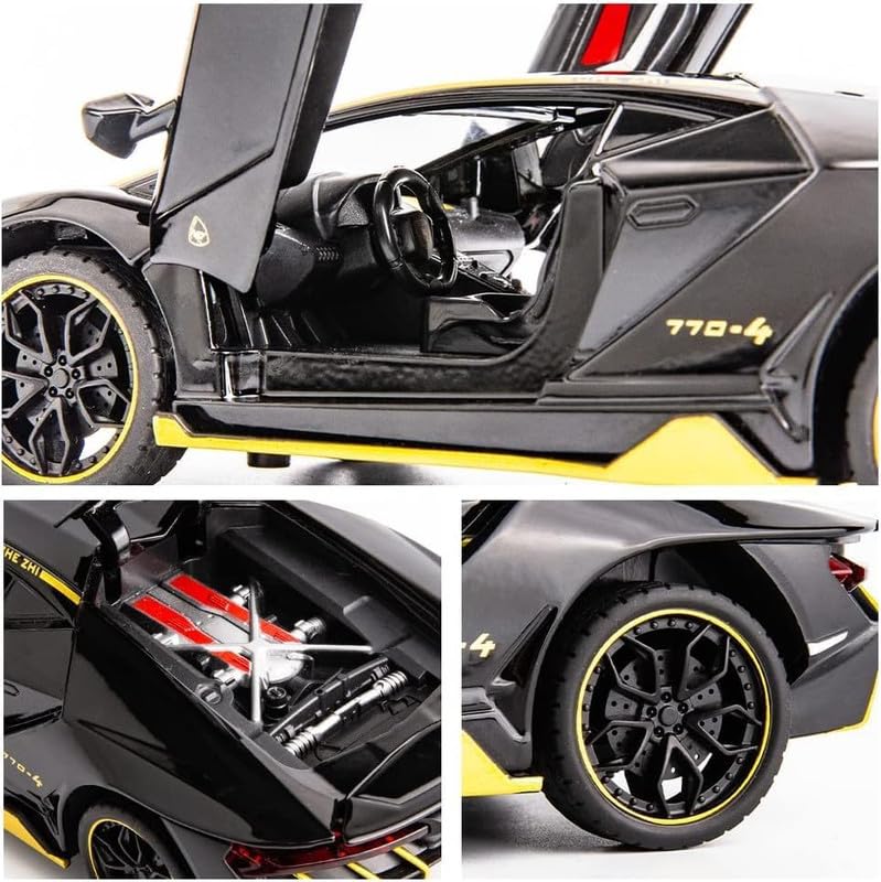 Lamborghini Centenario Lp770 Scale Model Diecast Metalcar - All Size