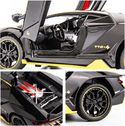 Lamborghini Centenario Lp770 Scale Model Diecast Metalcar - All Size