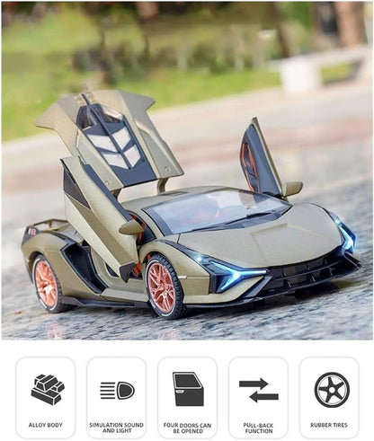Lamborghini Sian Scale Model Diecast Metalcar - All Size