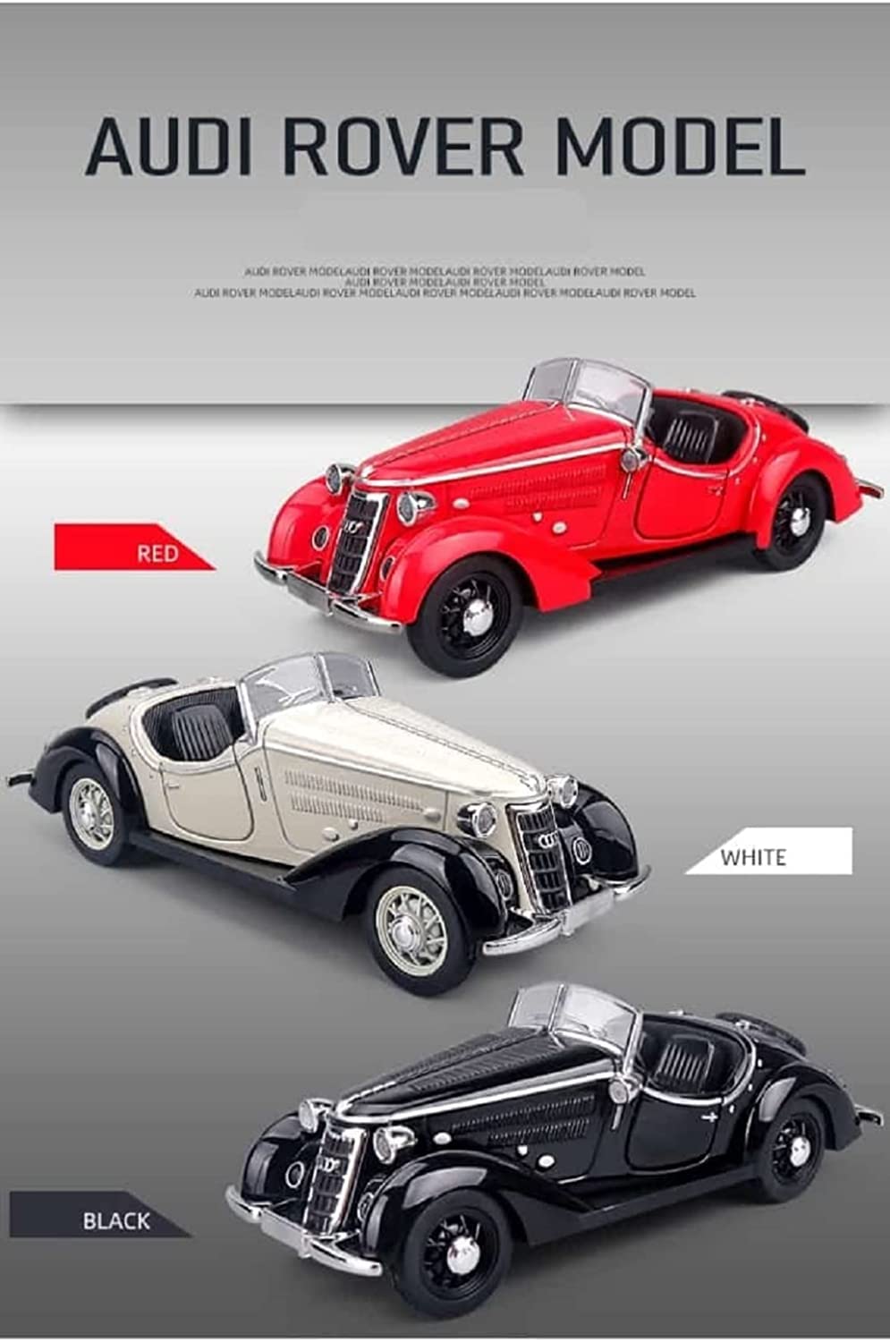Audi Rover Wanderer W-25k Scale Model Diecast Metalcar - All Size