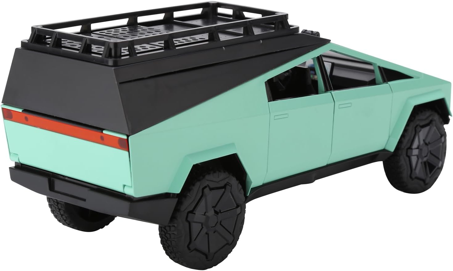 TESLA CYBERTRUCK CAMPING VEHICLE 1:24 METAL PULLBACK TOY CAR WITH OPENABLE DOORS & LIGHT, MUSIC BOYS CAR FOR KIDS BEST TOYS GIFTS TOYS FOR KIDS [SIZE:-19CM*10CM*8.5CM]【 MULTICOLOR 】