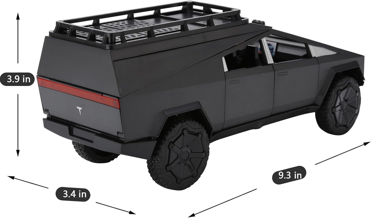 Tesla Cybertruck Camping Vehicle Scale Model Diecast Metalcar - All Size